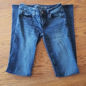 Women's AEO Skinny Kick Sz 0 XL Jeans